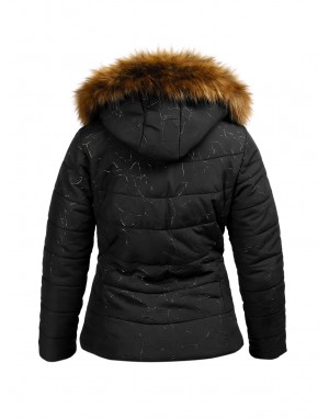 Girls Jacket Quilted Urban Black